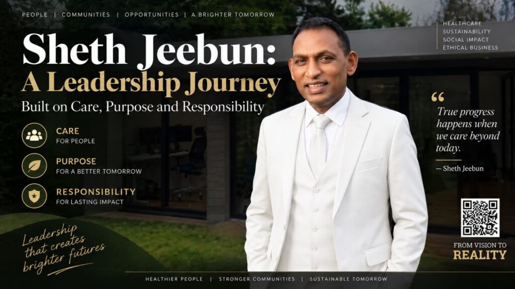 Sheth Jeebun healthcare leader and socially responsible entrepreneur