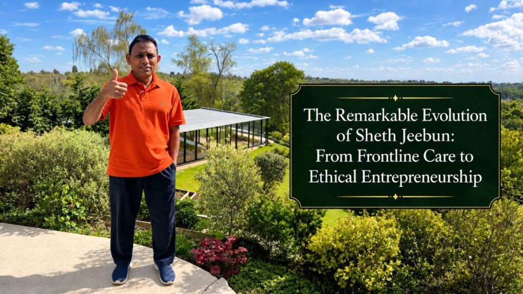 Sheth Jeebun healthcare leader entrepreneur and sustainability advocate